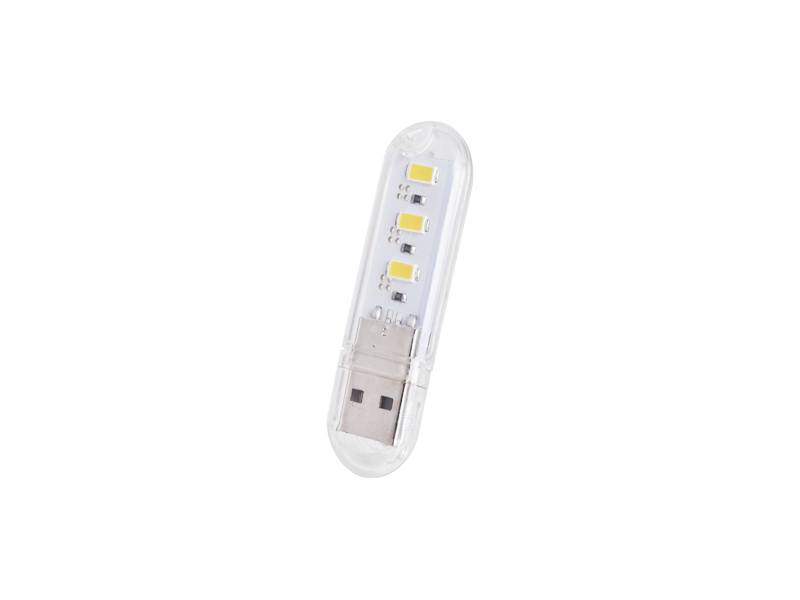 USB 3 LED 50 lumens Warm White Light - Image 1